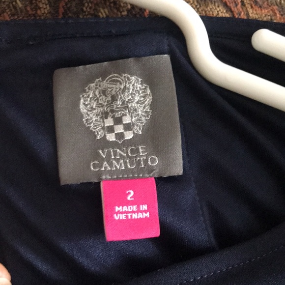 VINCE CAMUTO BLOUSON NAVY JUMPSUIT SIZE 2 - Picture 11 of 11